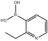 (2-乙基吡啶-3-基)硼酸,1310384-02-1,结构式