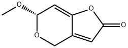 (S)-6-Methoxy-4H-furo[3,2-c]pyran-2(6H)-one Structure