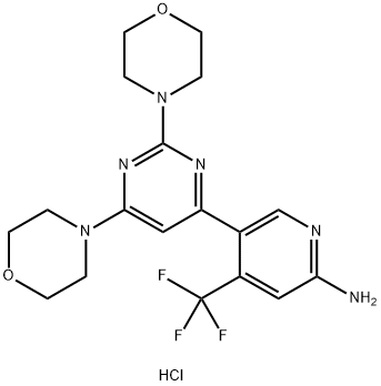 BKM120(盐酸盐),1312445-63-8,结构式