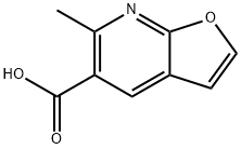 6-Methylfuro[2,3-b]pyridine-5-carboxylic acid Struktur
