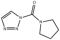 Methanone, 1-pyrrolidinyl-1H-1,2,3-triazol-1-yl- Structure