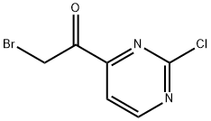 2-溴-1-(2-氯嘧啶-4-基)乙酮, 1312815-21-6, 结构式