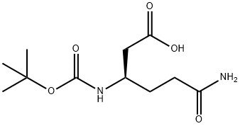 Boc-D-beta-hoMoglutaMine Struktur