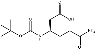 Boc-D-beta-hoMoglutaMine Structure