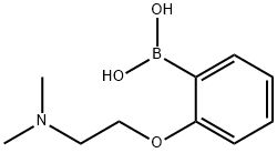 2-(2-(二甲氨基)乙氧基)苯基硼酸,1313760-59-6,结构式