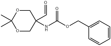 benzyl5-forMyl-2,2-diMethyl-1,3-dioxan-5-ylcarbaMate Structure