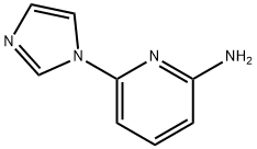 6-(1H-咪唑基-1-基)吡啶-2-胺, 1314355-97-9, 结构式