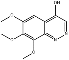 6,7,8-Trimethoxycinnolin-4-ol Structure