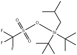 トリフル酸ジ-TERT-ブチルイソブチルシリル 化学構造式