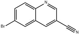 6-溴喹啉-3-甲腈 结构式