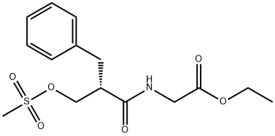 N-[(2S)-2-[[(Methylsulfonyl)oxy]methyl]-1-oxo-3-phenylpropyl]-glycine ethyl ester
