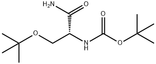 (S)-tert-butyl (1-aMino-3-(tert-butoxy)-1-oxopropan-2-yl)carbaMate Structure