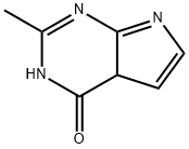 2-METHYL-4-HYDROXYPYRROLO[2,3-D]PYRIMIDINE, 1314922-47-8, 结构式