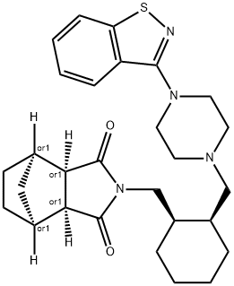 cis-endo-lurasidone HCl Structure