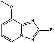 2-溴-8-甲氧基-[1,2,4]三唑并[1,5-A]吡啶 结构式