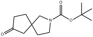 2-Boc-7-oxo-2-Azaspiro[4.4]nonane Struktur