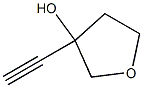 3-エチニルテトラヒドロフラン-3-オール 化学構造式