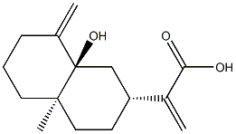 5α-ヒドロキシコスト酸 化学構造式