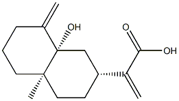 5Β-HYDROXYCOSTIC ACID,132185-84-3,结构式