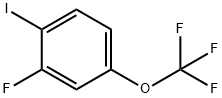 2-FLUORO-1-IODO-4-(TRIFLUOROMETHOXY)BENZENE, 1321963-74-9, 结构式