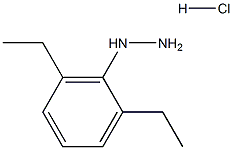 (2,6-Diethylphenyl)hydrazine hydrochloride Structure