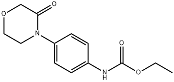 ethyl 4-(3-oxoMorpholino) phenylcarbaMate 化学構造式