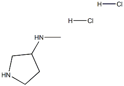 N-甲基吡咯烷-3-胺二盐酸盐, 132920-84-4, 结构式