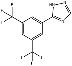 3-(3,5-双(三氟甲基)苯基)-1H-1,2,4-三唑, 1333154-10-1, 结构式