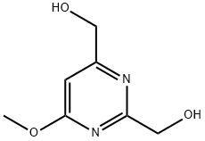 (6-methoxypyrimidine-2,4-diyl)dimethanol Struktur