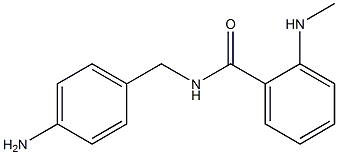 N-(4-氨基苄基)-2-(甲基氨基)苯甲酰胺, 1333222-25-5, 结构式