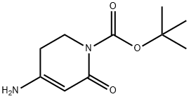 TERT-BUTYL 4-AMINO-2-OXO-5,6-DIHYDROPYRIDINE-1(2H)-CARBOXYLATE, 1333319-62-2, 结构式
