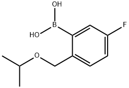 5-フルオロ-2-(イソプロポキシメチル)フェニルボロン酸 化学構造式