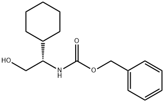 N-Cbz-L-2-aMino-2-cyclohexyl-ethanol Struktur
