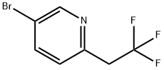 5-溴-2-(2,2,2-三氟乙基)吡啶, 1335050-19-5, 结构式