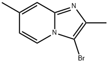 3-溴-2,7-二甲基-咪唑并[1,2-A]吡啶, 1335054-56-2, 结构式