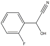 2-(2-Fluorophenyl)-2-hydroxyacetonitrile Struktur