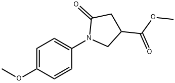 Methyl 1-(4-Methoxyphenyl)-5-oxopyrrolidine-3-carboxylate Structure