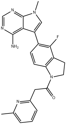 GSK2656157 化学構造式