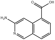 3-aMinoisoquinoline-5-carboxylic acid Structure