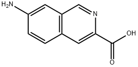 7-氨基3-喹啉羧酸, 1337881-29-4, 结构式