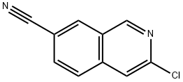 3-Chloroisoquinoline-7-carbonitrile Structure