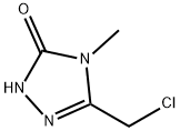 3-(chloroMethyl)-4-Methyl-1H-1,2,4-triazol-5(4H)-one Struktur