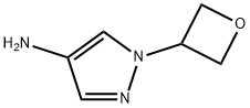 1-(氧杂环丁烷-3-基)-1H-吡唑-4-胺, 1338719-26-8, 结构式