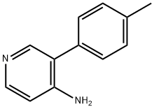 3-(对-甲苯基)吡啶-4-胺 结构式