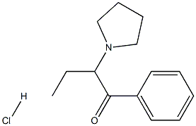 α-Pyrrolidinobutiophenone (hydrochloride) Structure