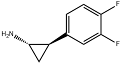 (1S,2R)-2-(3,4-二氟苯基)-环丙胺, 1345413-20-8, 结构式