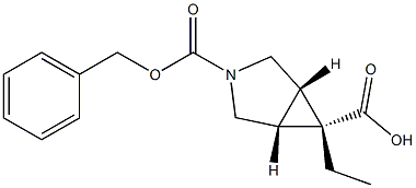 (1R,5S,6s)-3-benzyl 6-ethyl 3-azabicyclo[3.1.0]hexane-3,6-dicarboxylate Struktur
