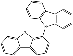 9-二苯并噻嗪-4-Y-9H-卡巴唑, 1345970-19-5, 结构式
