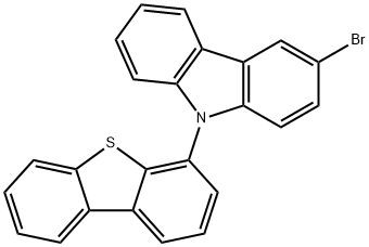 3-溴-9-二苯并噻吩-4-基-9H-咔唑, 1345970-20-8, 结构式