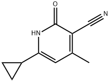 6-cyclopropyl-2-hydroxy-4-Methylnicotinonitrile Structure